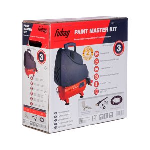 FUBAG Компрессорный набор Paint Master Kit безмасляный компрессор + 3 предмета в Рязани фото