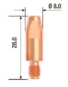 FUBAG Контактный наконечник M6 X 28мм ECU1.2мм/.045 дюйма (10 шт.) в Рязани фото