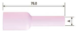 FUBAG Сопло керамическое для газовой линзы №5L ф8 FB TIG 17-18-26 (2 шт.) в Рязани фото