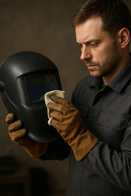 Бережное обращение со сварочной маской Бережное обращение со сварочной маской