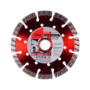Алмазный отрезной диск FUBAG Stein Pro D150 мм/ 22.2 мм по камню в Рязани фото