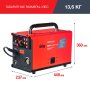 FUBAG Сварочный полуавтомат IRMIG 208 SYN PLUS (31447) + Маска сварщика Хамелеон IR 9-13N S (38072) + Сварочные краги на подкладке красные FWGN 10R (641180) в Рязани фото