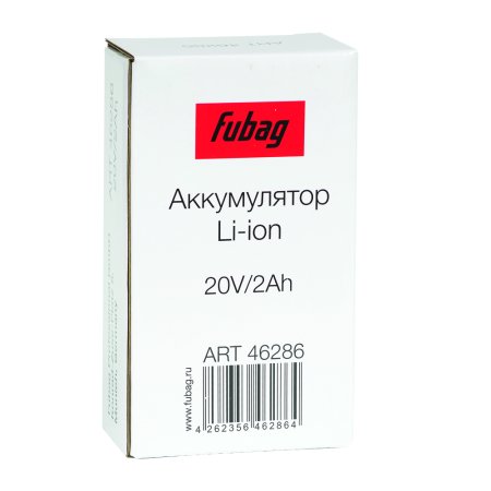 Аккумуляторная батарея FLI5S1P1202 Li-ion к бензиновым газонокосилкам FUBAG с электростартером и минирайдеру (20V/2Ah) в Рязани фото
