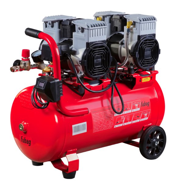 Компрессор безмасляный малошумный FUBAG OLS 500/50 CM2х2 + Набор пневмоинструмента Basic S1000 (3 предмета) в ПОДАРОК Компрессор безмасляный малошумный FUBAG OLS 500/50 CM2х2 + Набор пневмоинструмента Basic S1000 (3 предмета) в ПОДАРОК в Рязани фото