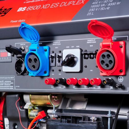 Бензиновый генератор FUBAG BS 8500 XD ES DUPLEX для одно и трехфазного режимов работы в Рязани фото