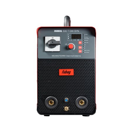 FUBAG Cварочный полуавтомат INMIG 500T DW SYN + Подающий механизм DRIVE INMIG DW SYN +Шланг-пакет 5 метров 70мм2 14 pol с жидкостным охлаждением для INMIG 500T DW SYN + Горелка FB 500 3m + Блок жидкостного охлаждения Cool 70 + Тележка для аппаратов в Рязани фото