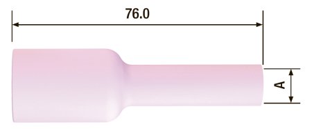 FUBAG Сопло керамическое для газовой линзы №6L ф10 FB TIG 17-18-26 (2 шт.) в Рязани фото