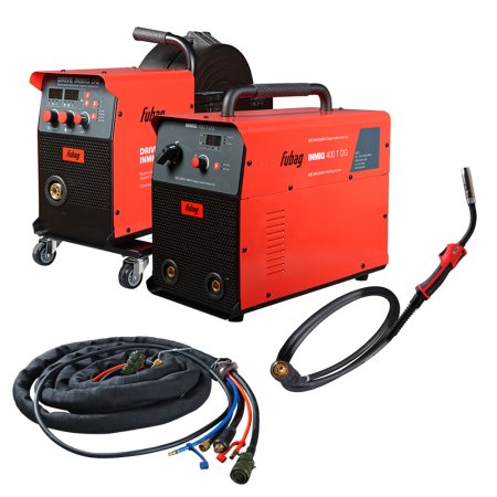Полуавтомат сварочный инверторный FUBAG INMIG 400 T DG + подающий механизм DRIVE INMIG DG + шланг пакет 5 м  + горелка FB 400 3 м Полуавтомат сварочный инверторный FUBAG INMIG 400 T DG + подающий механизм DRIVE INMIG DG + шланг пакет 5 м  + горелка FB 400 3 м